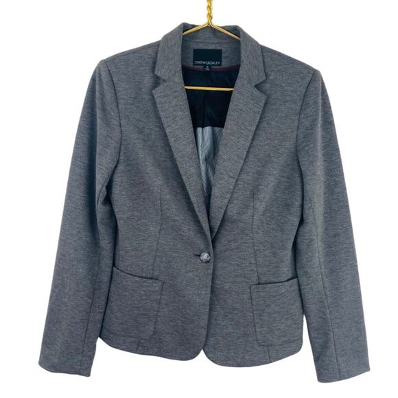 Cynthia Rowley Grey Heather Blazer Jacket Size Medium - Picture 1 of 11